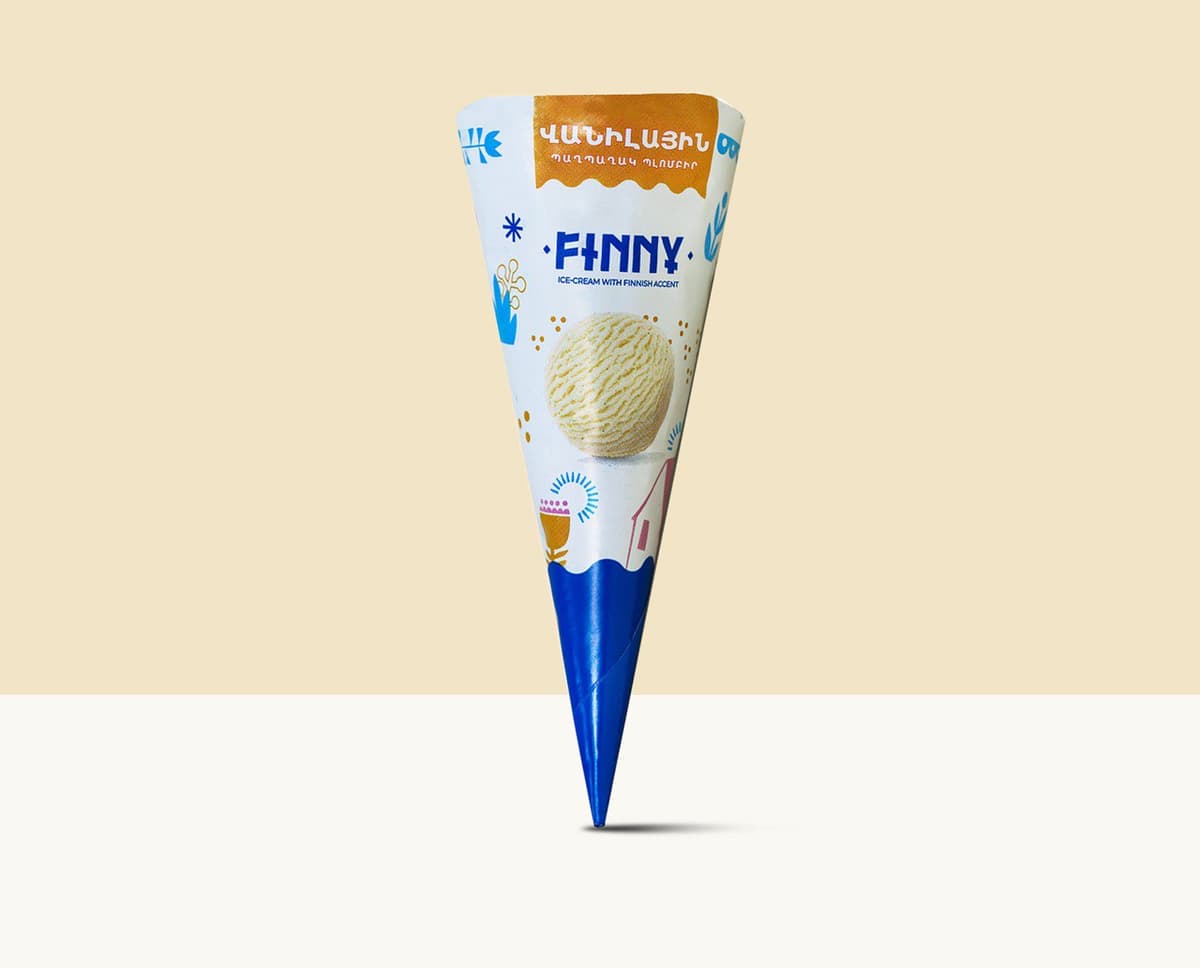 Finny վաֆլե կոն