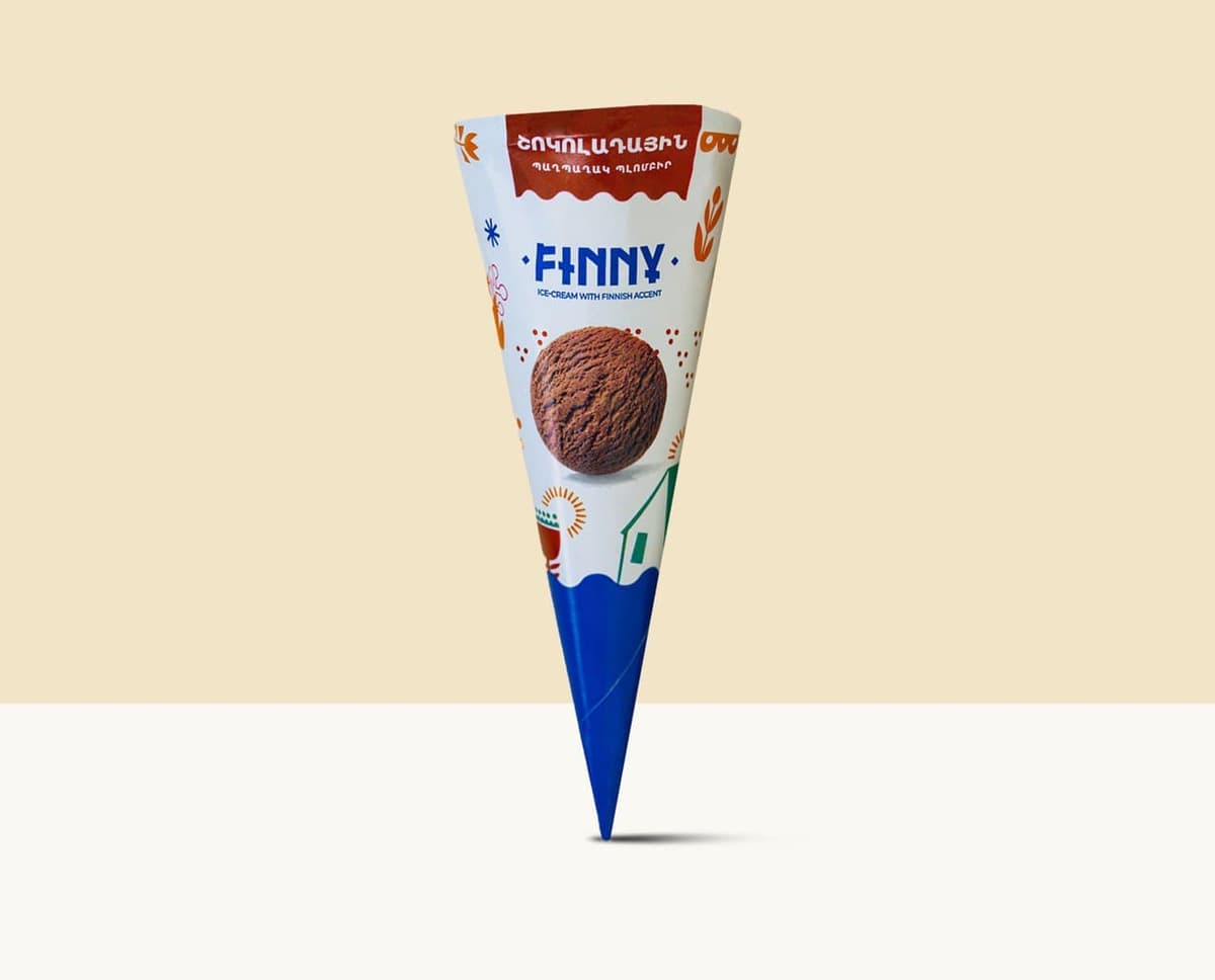 Finny վաֆլե կոն