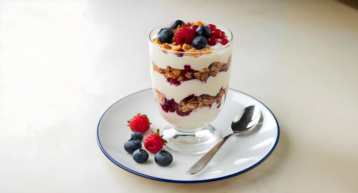 Berry Ice Cream Parfait